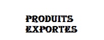 produits exportes